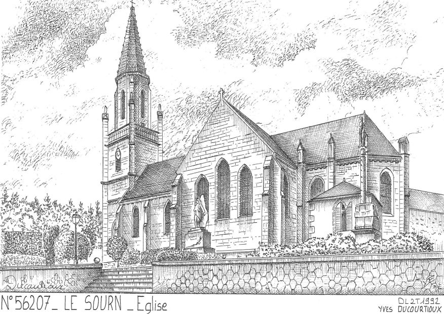N 56207 - LE SOURN - église
